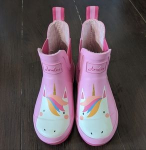 Joules girls rain booties little kids size 13